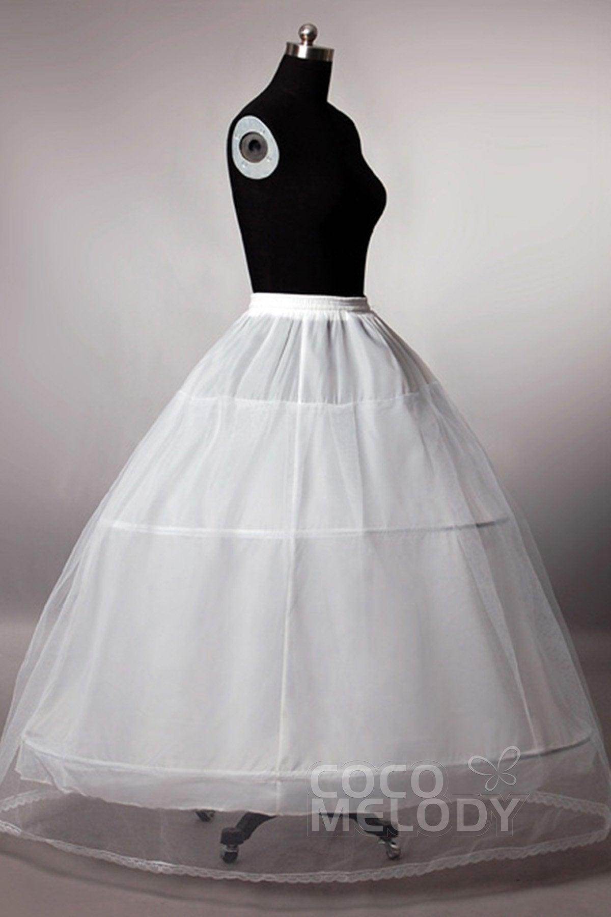 Ball Gown Floor-Length 2 Hoops Wedding Petticoats CP0013005 - COCOMELODY